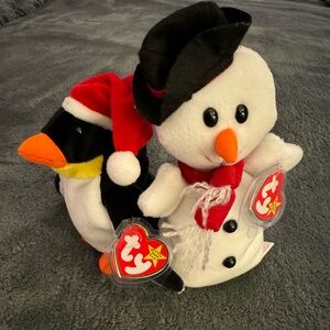 TY Beanie Babies “Snowball” & “Zero”